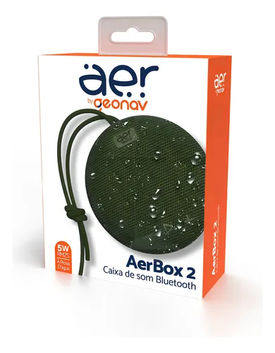 Caixa De Som Geonav Aerbox Azul