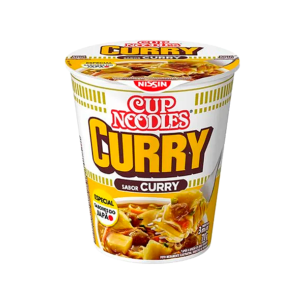 Macarrão Instatâneo Cup Noodles Curry 70G