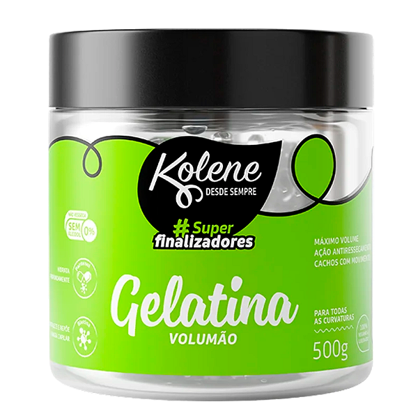 Gelatina Kolene Super Finalizado Verde 500G