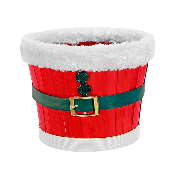 Cesta Zein Cinto/Veludo 14,5X15,5cm