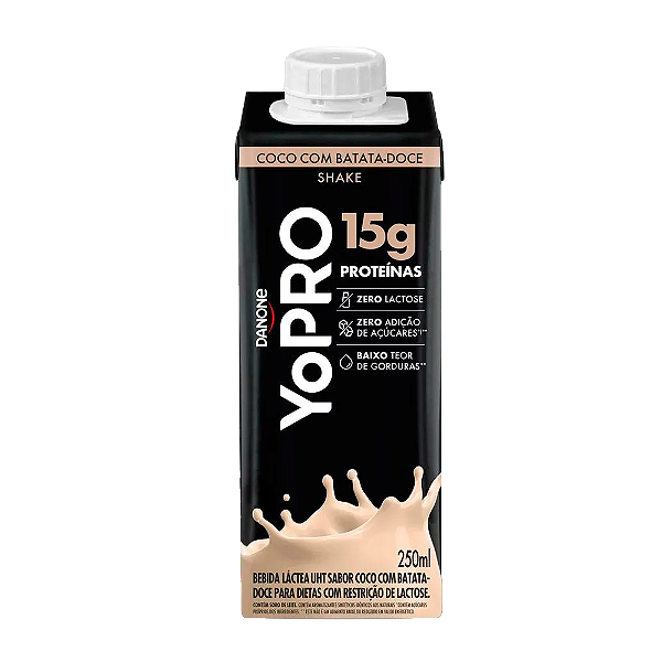 Yopro Danone Coco Com Batata Doce 15G/250ML