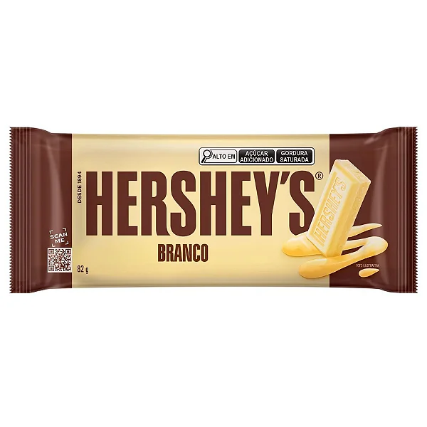 Barra De Chocolate Hersheys Branco 82G