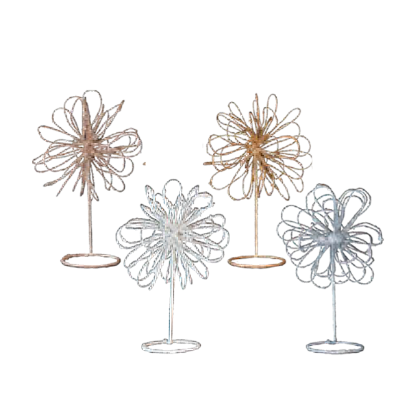 Enfeite Natal Tuut Flor Met Vazada