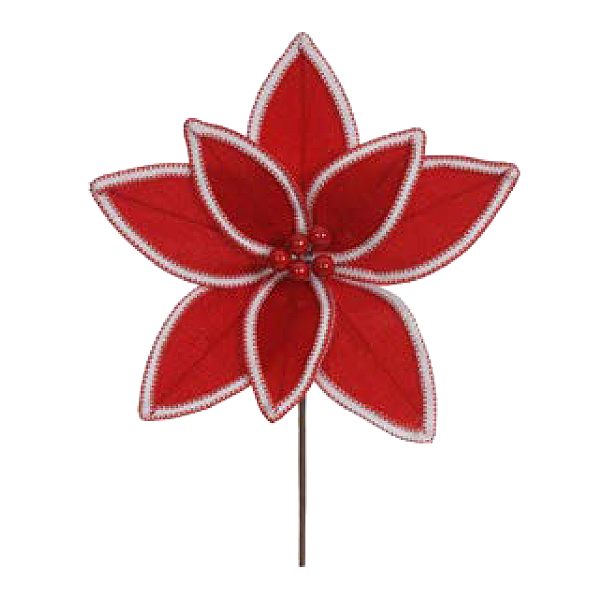 H.Bico Papagaio Florarte Vermelha e Branca