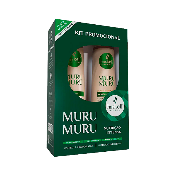 Kit Haskell Shampoo + Condicionador 500ML Murumuru