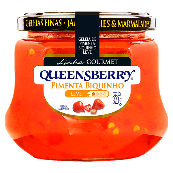 Geléia Queensberry Gourmet Pimenta Biquinho 320G
