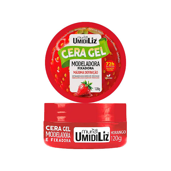 Cera Gel Muriel Umidiliz Modeladora Fixadora Máxima Definição 120G