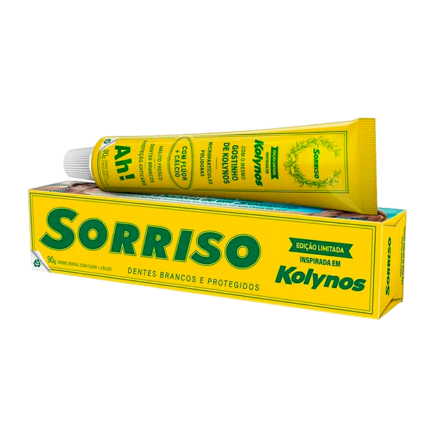 Creme Dental Sorriso Kolynos Edição Limitada 90G