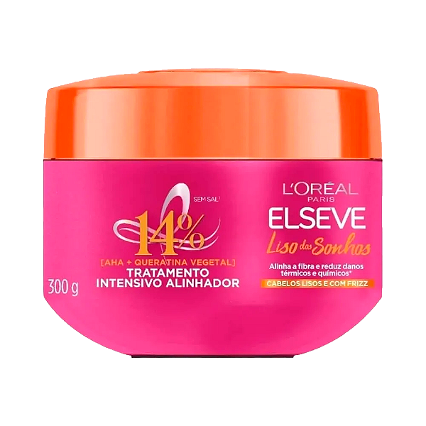 Creme De Tratamento Elseve Liso Dos Sonhos 300G