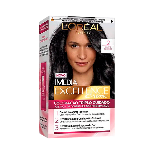 Coloração Imédia 2 Preto Clássico