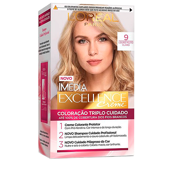 Coloração Imédia 9 Louro Muito Claro