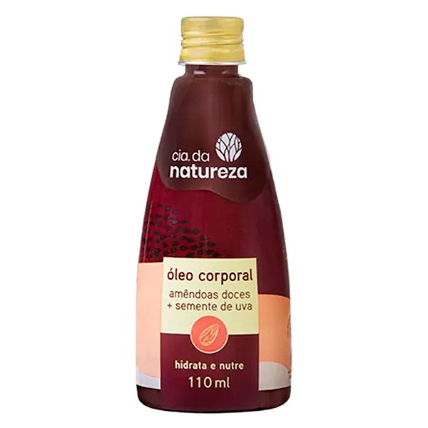 Óleo Corporal Cia Da Natureza Amêndoas/Semente De Uva 110ML