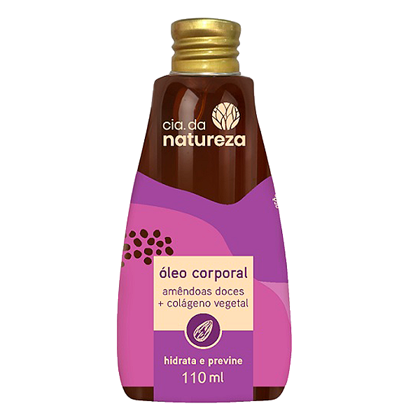 Óleo Corporal Cia Da Natureza Amendoas Doce/Colágeno Vegetal 110ML