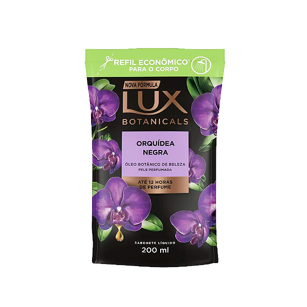 Sabonete Líquido Lux Orquídea Negra Refil 200ML