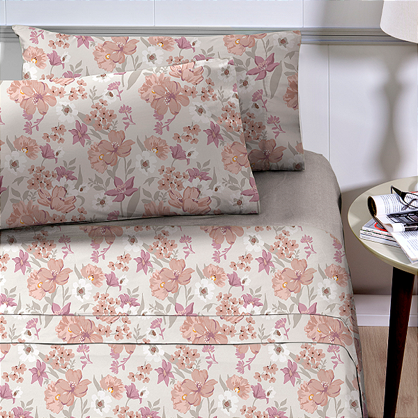 Jogo De Cama Corttex Casal Supercal Sortido