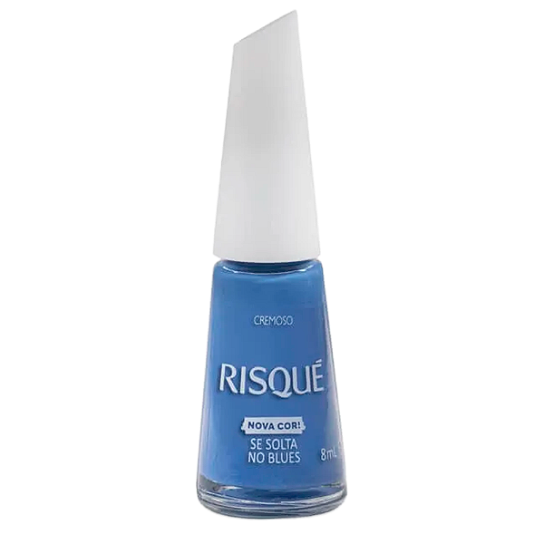 Esmalte Risqué Crem Se Solta Blues 8ML