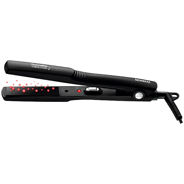 Prancha Mondial Tourmaline Bivolt Preta