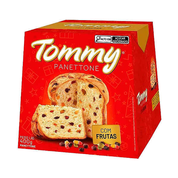 Panettone Tommy Frutas 400G