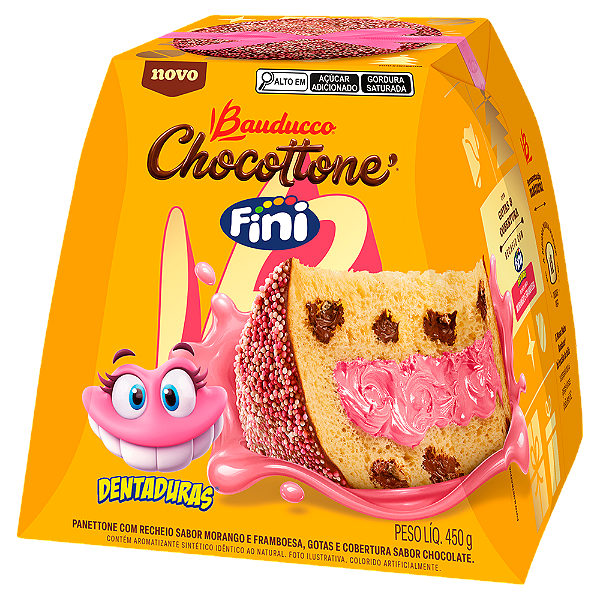 Chocottone Bauducco Dentaduras Fini 450G