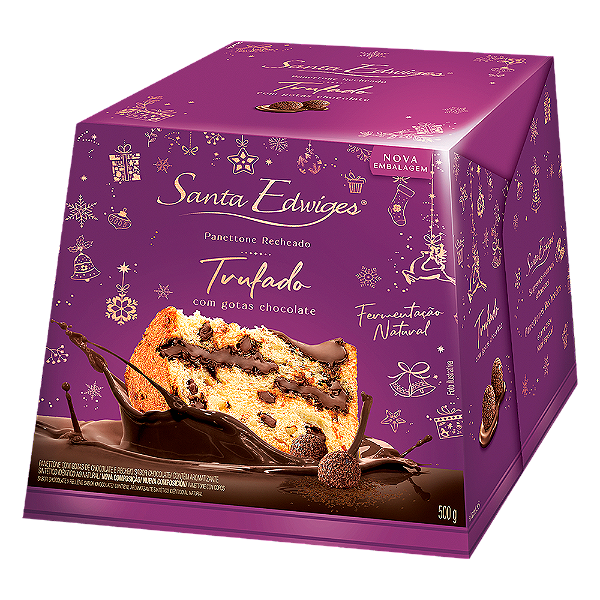 Panettone Santa Edwiges Gotas De Chocolate 500G