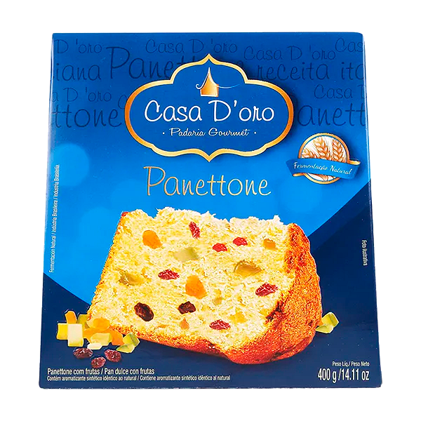 Panettone Casa Doro Frutas 400G