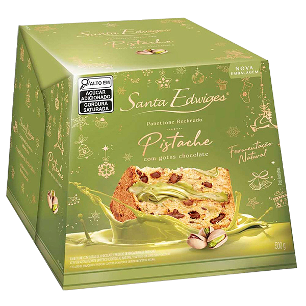 Panettone Santa Edwiges Pistache 500G