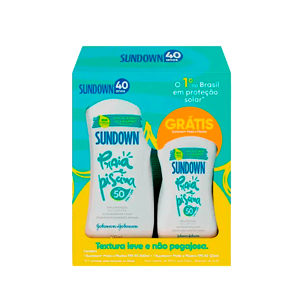 Kit Protetor Solar Sundown 200ML + 120ML FPS50