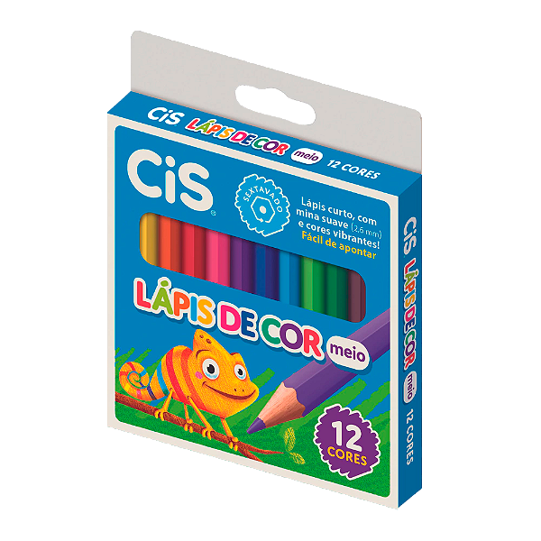 Lápis De Cor Cis Meio Com 12