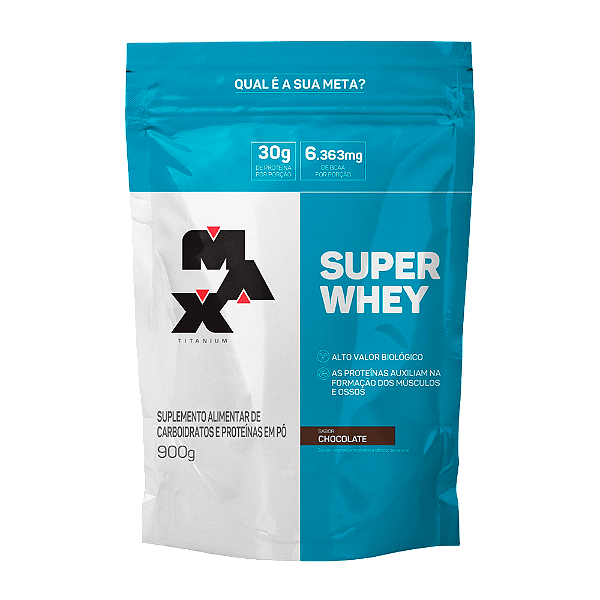 Whey Max Titanium Chocolate Refil 900G