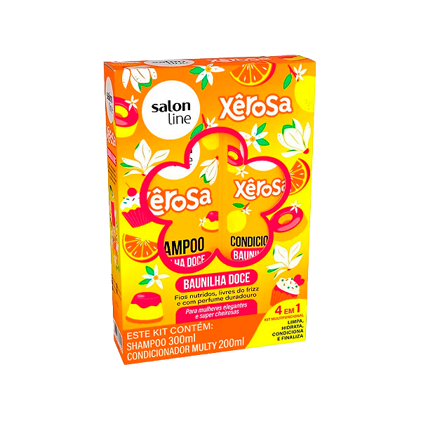 Kit Salon Line Shampoo 300ML + Condicionador 200ML Xêrosa