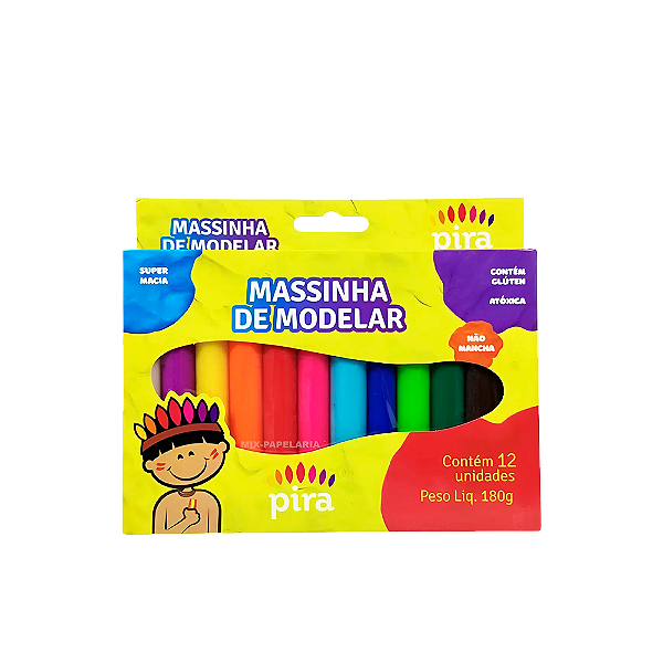 Massinha Pira MM180 Modelar 180G