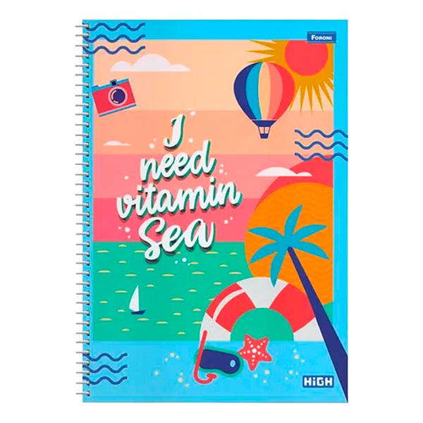 Caderno Foroni High 192 Folhas 12M