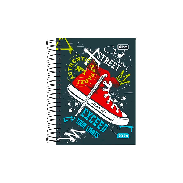 Agenda Tilibra 160 Folhas Pepper