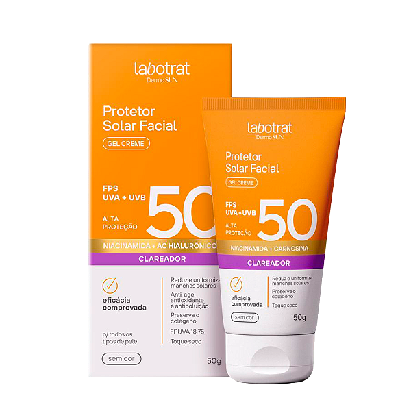 Protetor Facial Labotrat FPS50 Incolor 50G