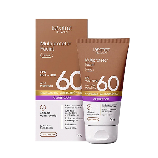 Protetor Facial Labotrat FPS60 Bronze 50G