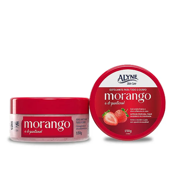 Creme Esfoliante Alyne Morango 150G