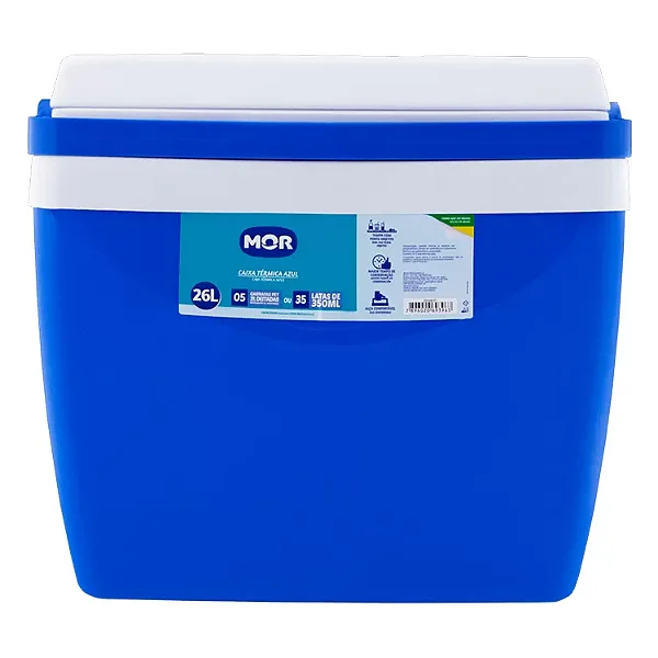 Caixa Térmica Mor Azul 26L