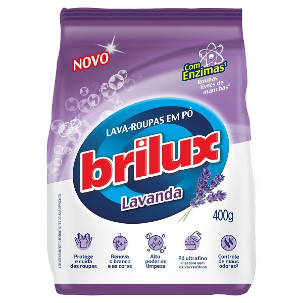 Lava Roupas Brilux Lavanda 400G