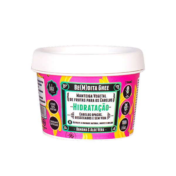 Máscara De Hidratação Lola Banana & Aloe Vera 100G