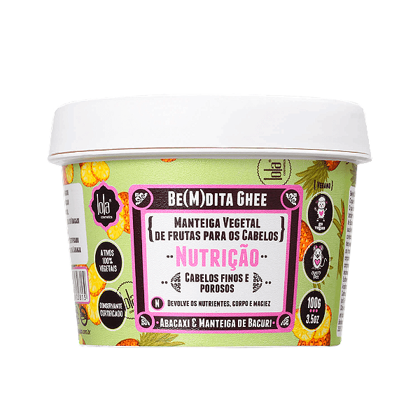 Máscara De Nutrição Lola Abacaxi E Manteiga de Bacuri 100G