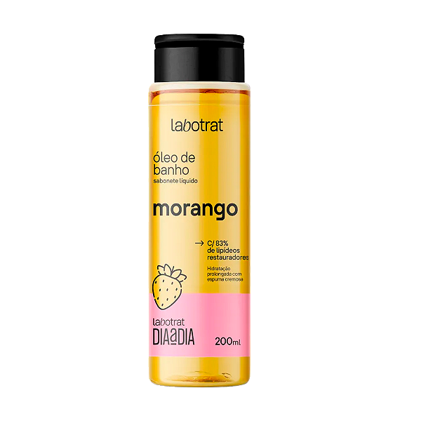 Sabonete Líquido Labotrat Óleo Banho Morango 200ML