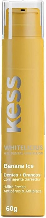 Gel Dental Kess Whitelicious Banana 60G