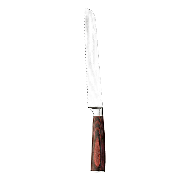 Faca Mimo Para Pão Damascus