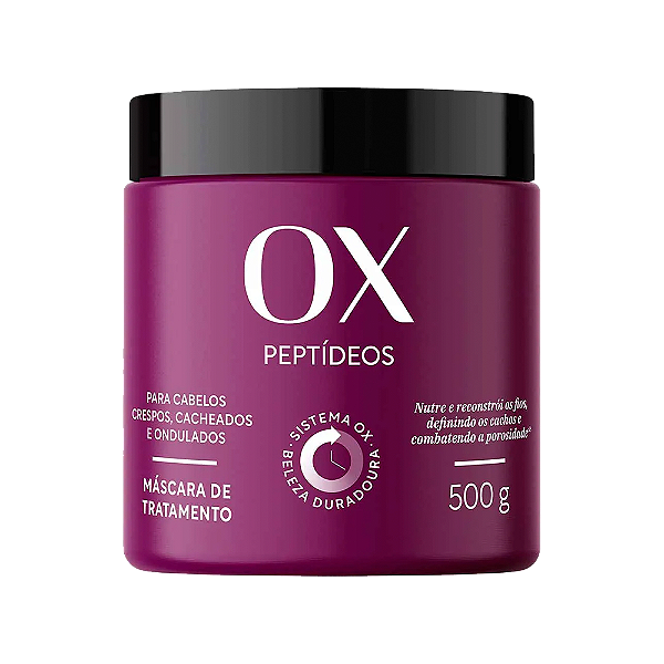 Máscara De Tratamento Ox Peptídeos 500G