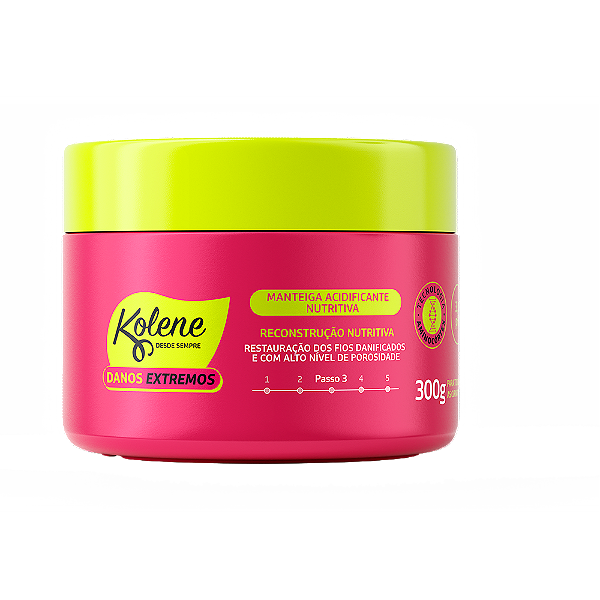 Manteiga Acidificante Nutritiva Kolene Danos Extremos 300G