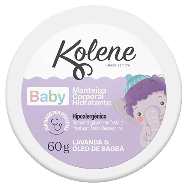 Manteiga Corporal Hidratante Kolene Baby 60G