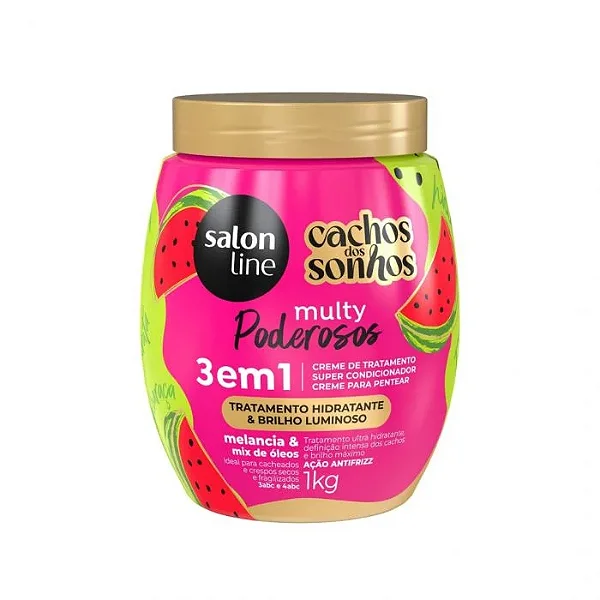 Creme De Pentear Salon Line 3Em1 Multy Poderosos 1KG