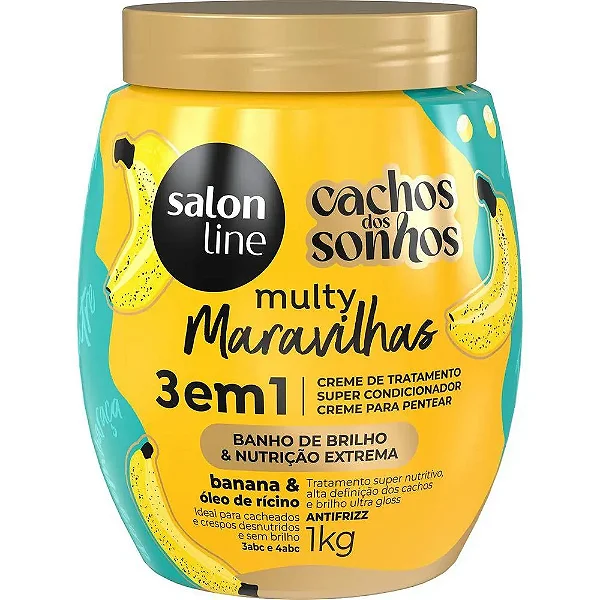 Creme De Pentear Salon Line 3Em1 Multy Maravilhas 1KG