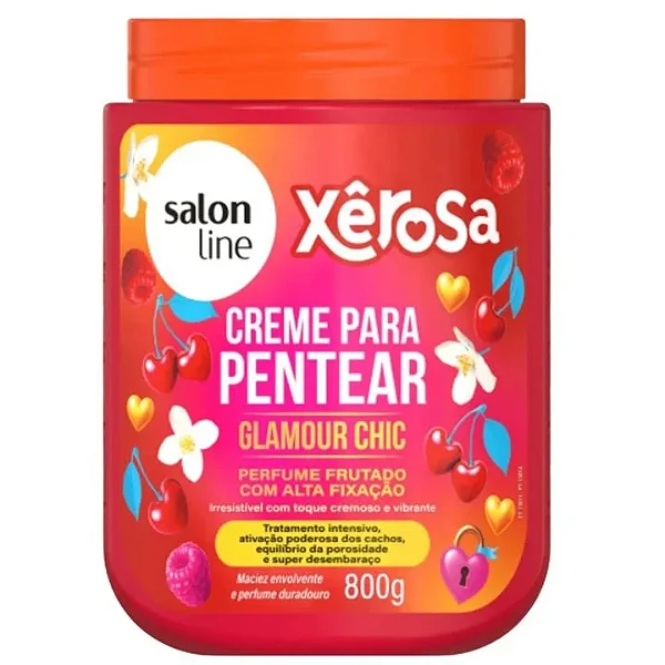 Creme De Pentear Salon Line Xêrosa Glamour Chic 800G