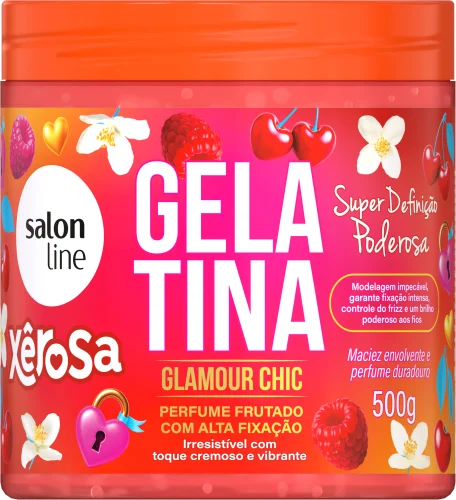 Gelatina Salon Line Xêrosa Glamour Chic 500G